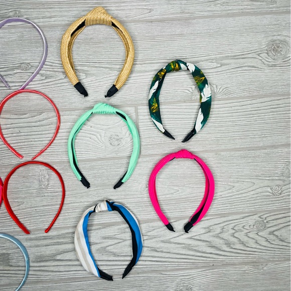 16 headband kids & adults hair accessories thin & knotted thin have glue residue - Picture 4 of 4